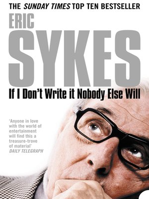 If I Don't Write It Nobody Else Will - ebook